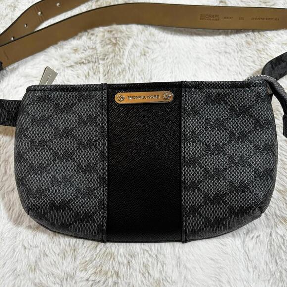 Handbags - Michael Kors Jet Set Belt Bag Logo Waist Pack Black L/XL